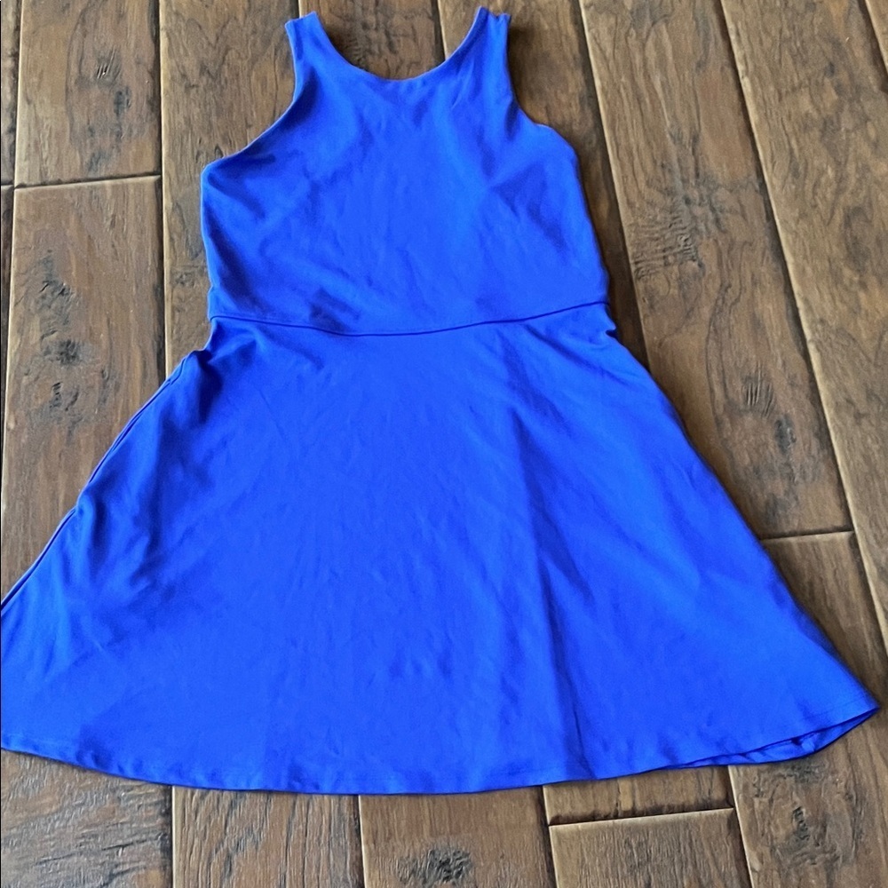 Athleta Women's Casual Dress in Bright Blue - Size Medium - Picture 2 of 10